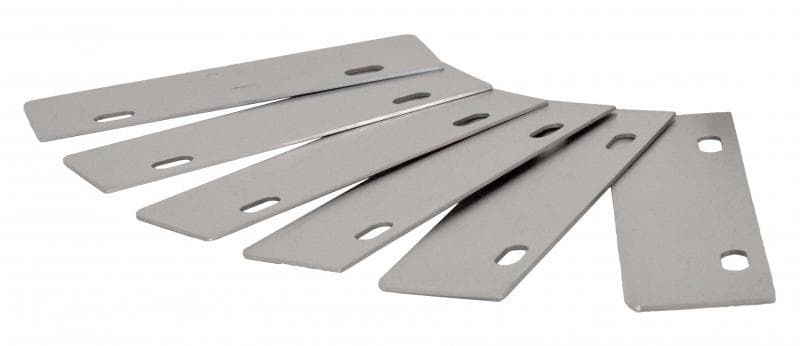 Omcan 14264 Lames de rechange pour grattoir à gril, paquet de 6