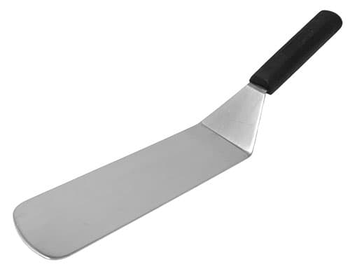 Omcan 16817 Spatule en acier inoxydable de 10″ avec poignée noire