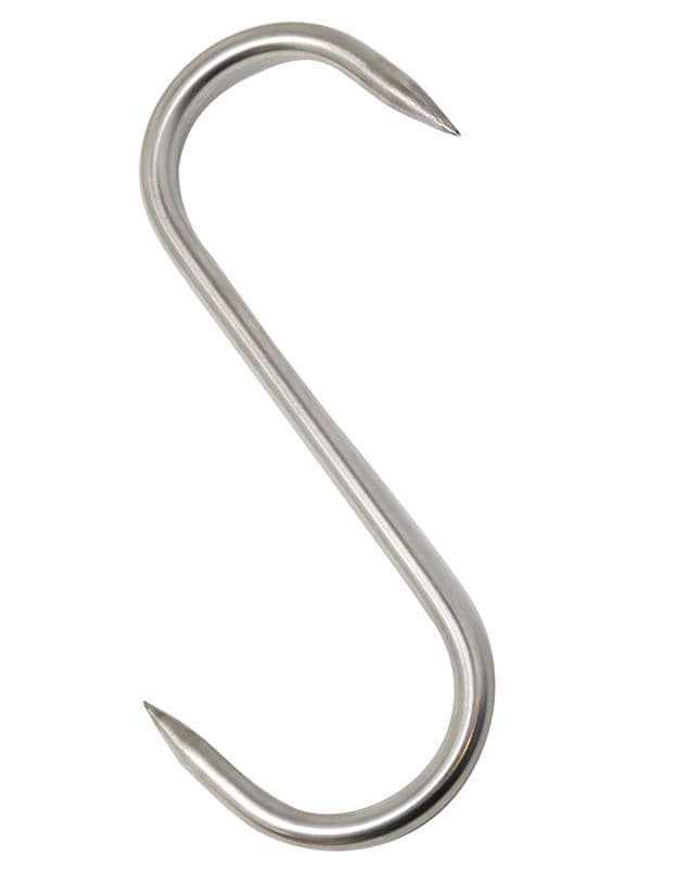 Omcan 17766 Crochet en S en acier inoxydable de 1/2 x 1/4″