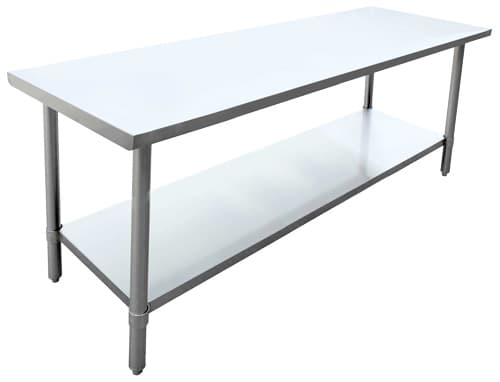Omcan 19140 Table de travail tout inox 430 de 24″ x 72″, calibre 20