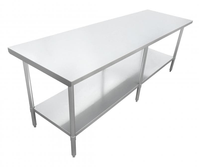Omcan 19141 Table de travail tout inox 430 de 24″ x 96″, calibre 20