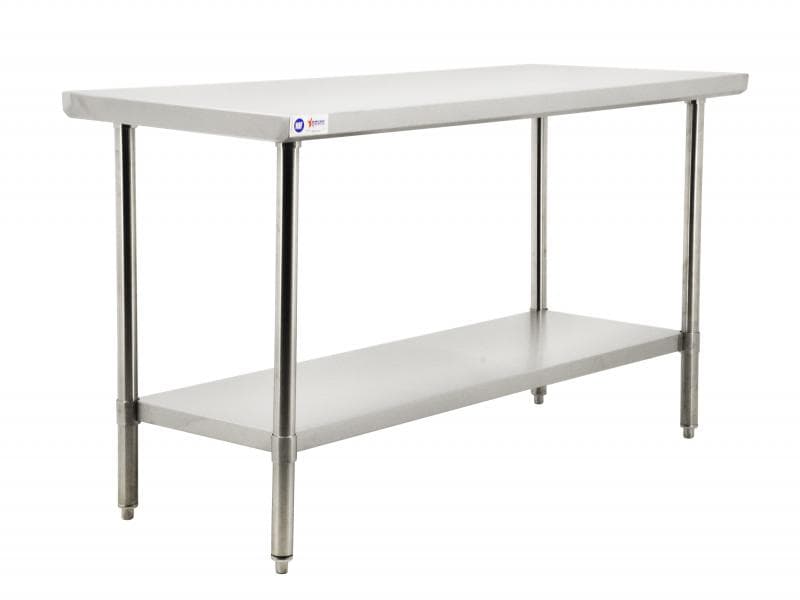 Omcan 19144 30″ x 48″ 20 Gauge 430 All Stainless Steel Work Table