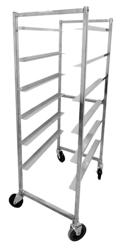 Omcan 27056 Chariot universel en acier inoxydable, 6 glissières, espacement de 9″