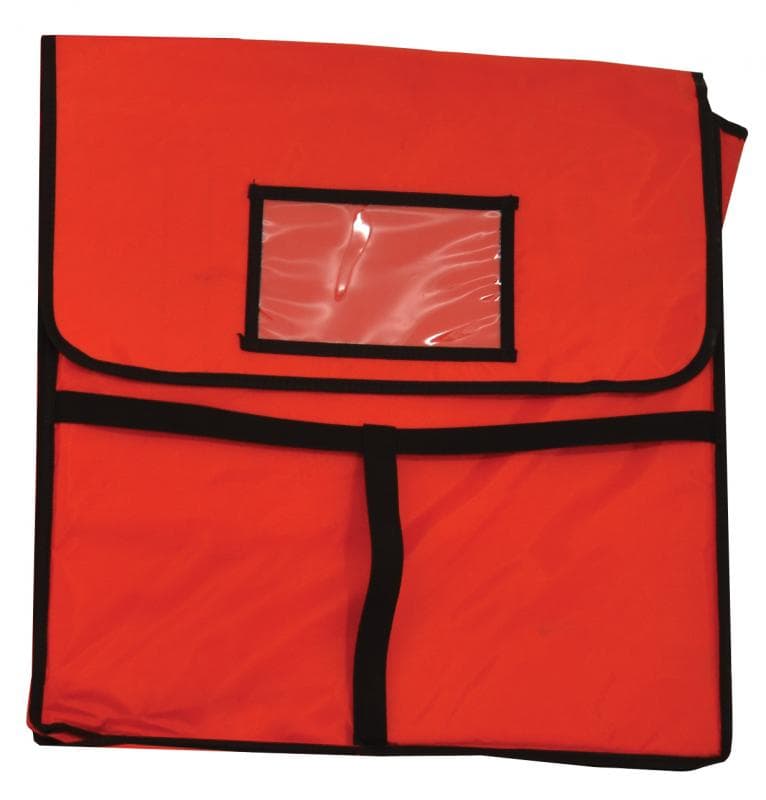 Omcan 28352 Sac de livraison de pizza de 18″ x 18″ pouvant contenir deux boîtes à pizza de 16″