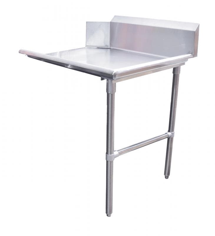 Omcan 28473 26" 18 Gauge 304 Stainless Steel Clean Dish Table – Right Side