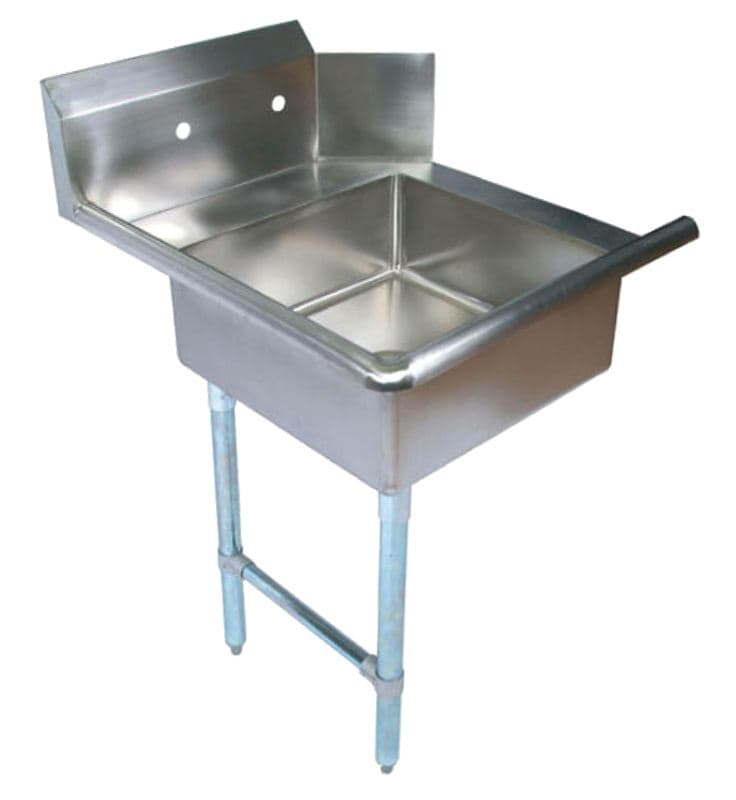 Omcan 28480 26" Left Side Soiled Dish Table with Sink