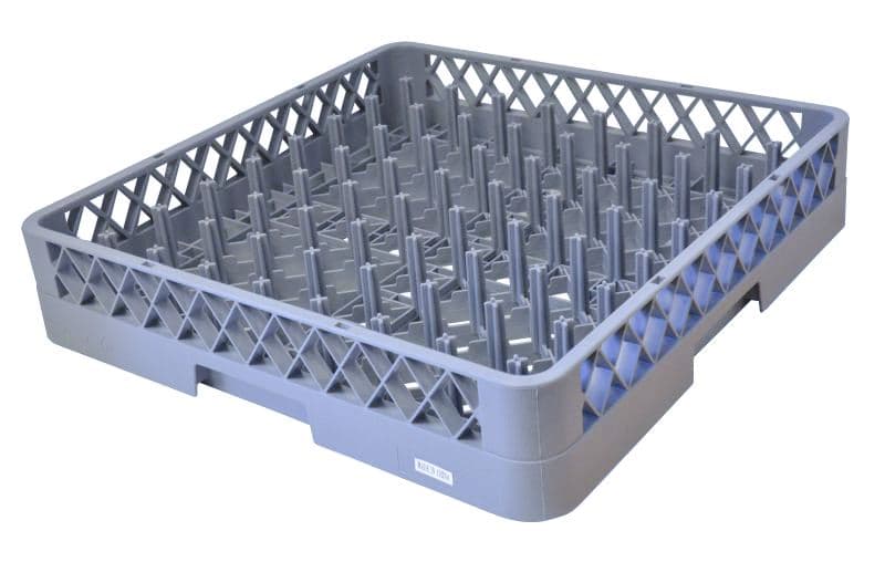 Omcan 33871 64 Peg Dishwasher Peg Rack Full Size, Gray