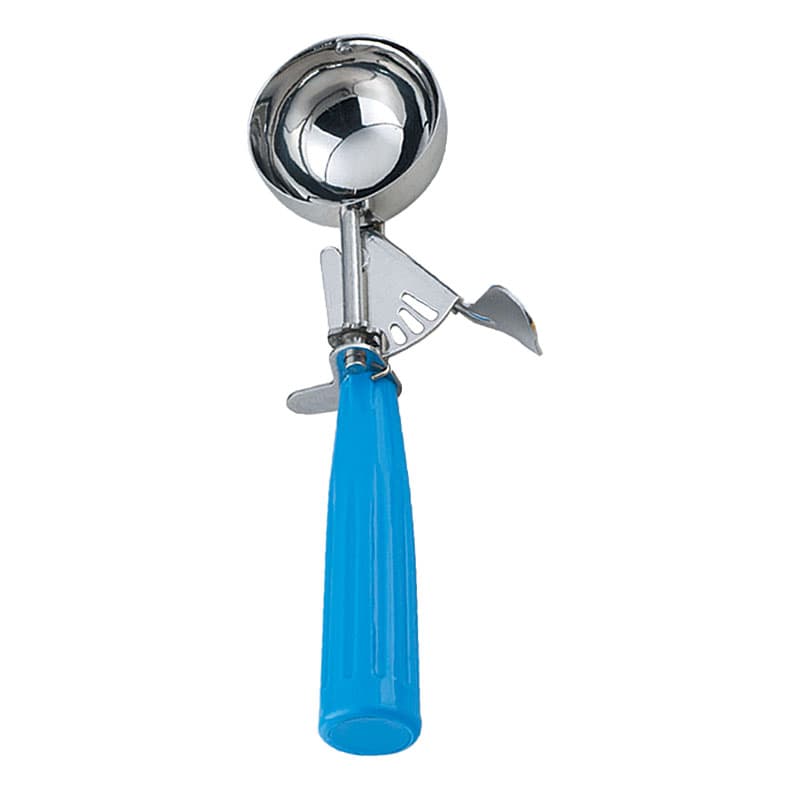 Omcan 34844 2 3/4 oz Ice Cream Disher with Blue Plastic Handle (Size 16)