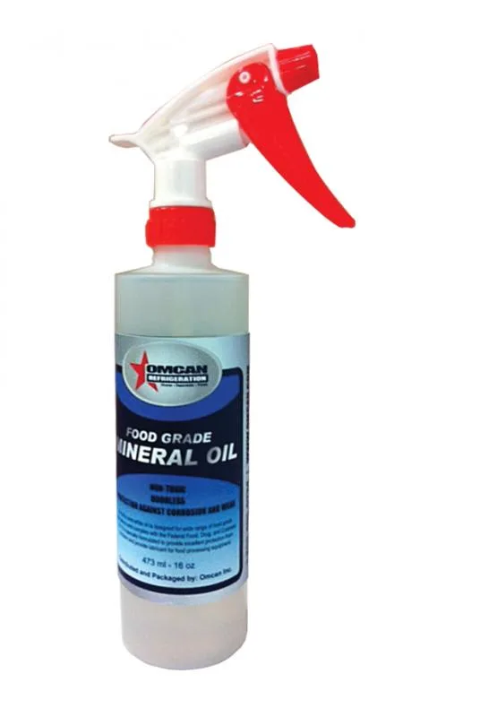 Omcan 39115 Bouteille d’huile minérale avec vaporisateur – 16 oz (473 ml), paquet de 12