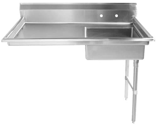 Omcan 40190 48" Right Side Under Counter Dish Table