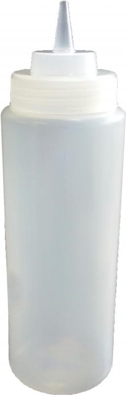Omcan 40476 Bouteille souple à condiments de 32 oz, vinaigre transparent – sans BPA