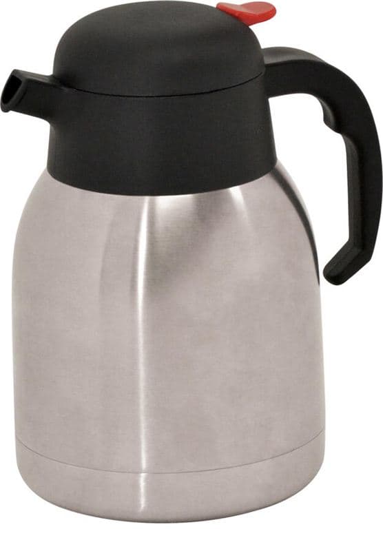 Omcan 40563 Carafe isotherme en acier inoxydable à double paroi de 40 oz (1,2 L)