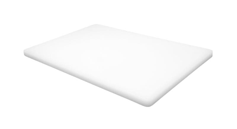 Omcan 41416 18″ x 24″ x 3/4″ Polyethylene White Cutting Board