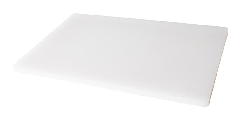 Omcan 41417 6″ x 10″ x 1/2″ Polyethylene White Cutting Board