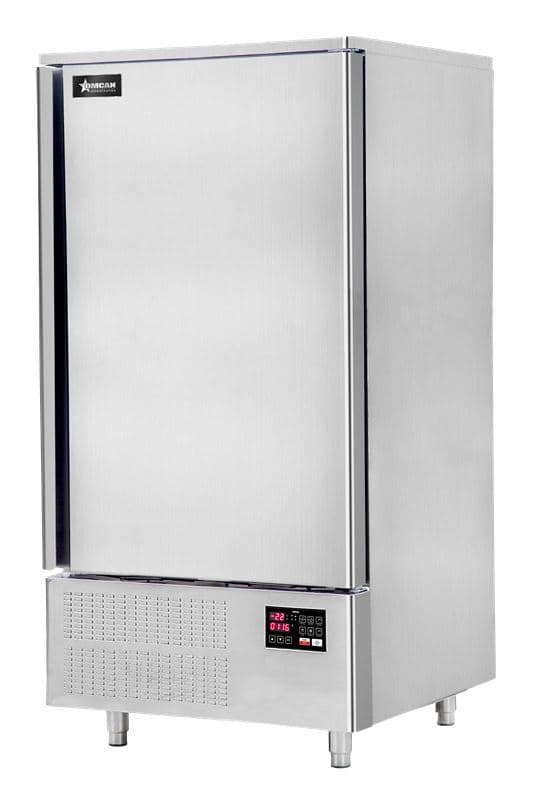 Omcan 41456 Cellule de refroidissement rapide sur pied de 31″, capacité de 10 bacs GN 1/1, 110 V, monophasé
