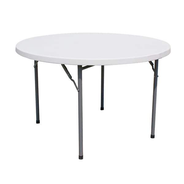 Omcan 41598 Table pliante ronde pleine de 59″