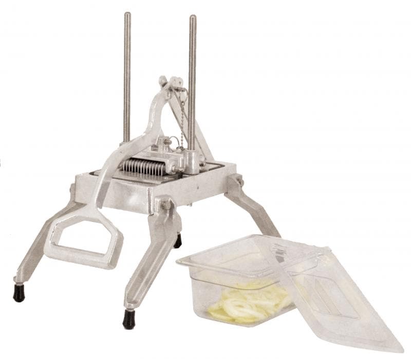 Omcan 41863 Trancheuse verticale de comptoir pour fruits et légumes avec lame de 1/4″