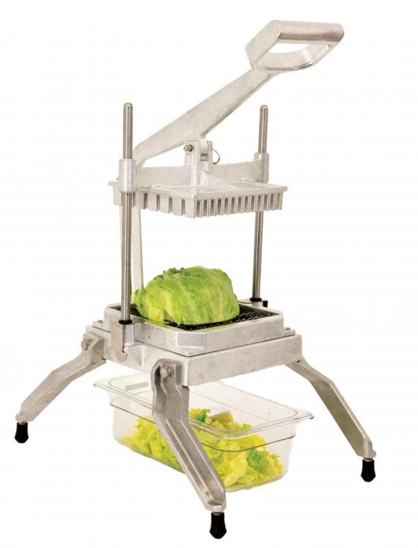 Omcan 41866 Hachoir de comptoir pour laitue et légumes avec lames festonnées de 1″ x 1″