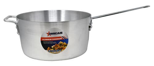 Omcan 43349 Casserole en aluminium de 10,25 pintes, épaisseur de 3 mm, NSF (couvercle gratuit inclus – offre à durée limitée)