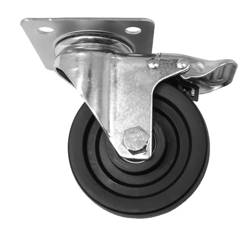 Omcan 43425 Roulettes avec frein en option pour tables de préparation réfrigérées pour pizza à dessus en granit