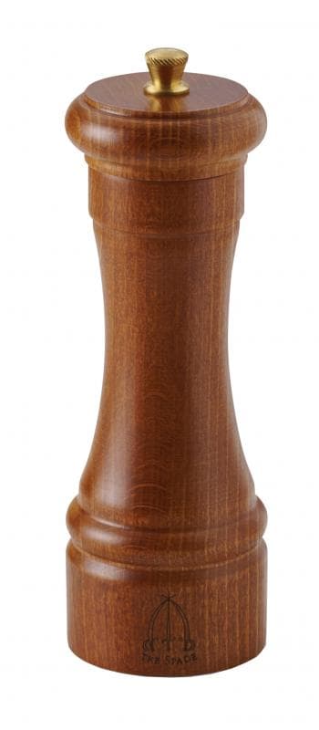Omcan 43666 Classic Collection – 6" Pepper Mill Traditional Dark Italian Beech Wood