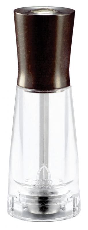 Omcan 43670 Tosca Series – 6" Pepper Mill Dark Beech Wood with Acrylic Resin Base