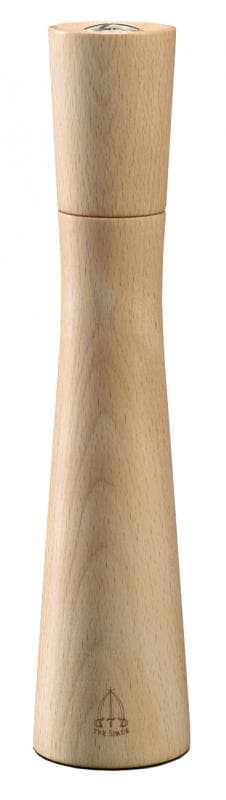 Omcan 43675 Turandot Series – 10" Pepper Mill Light Italian Beech Wood