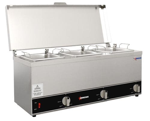 Omcan 44183 Triple Sauce Pot Warmer