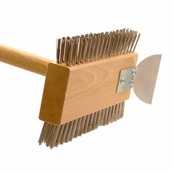 Omcan 44218 Classic Double-Sided Broiler/Pizza Oven Brush