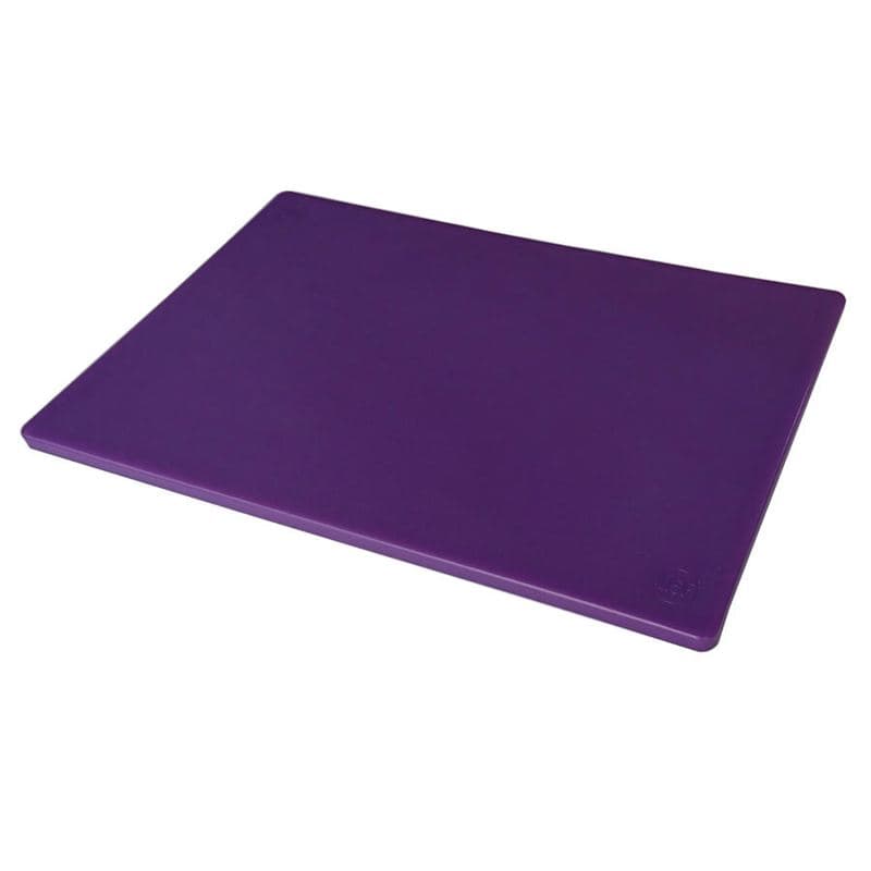 Omcan 44277 18″ x 24″ x 1/2″ Polyethylene Purple Rigid Cutting Board