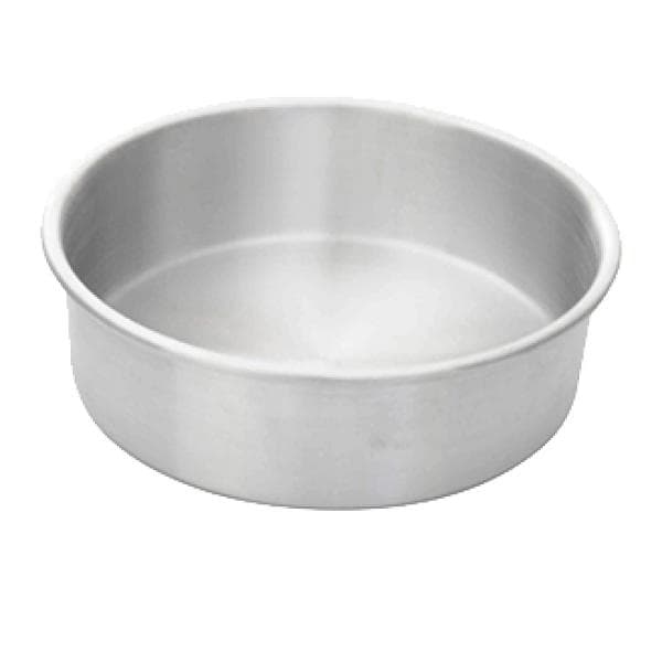 Omcan 44326 Moule à gâteau rond en aluminium de 9″ x 2″