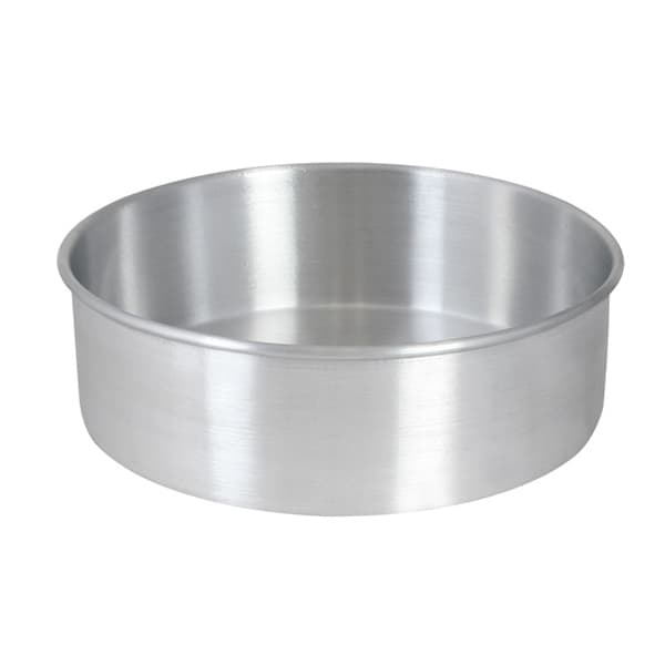 Omcan 44327 Moule à gâteau rond en aluminium de 10″ x 2″