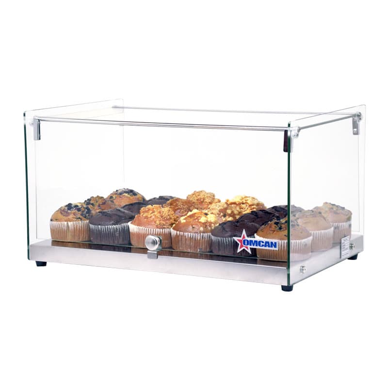Omcan 44371 Vitrine alimentaire de comptoir de 22″ à vitre avant droite, capacité de 35 L
