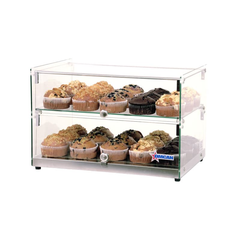 Omcan 44373 Vitrine alimentaire de comptoir de 22″ à vitre avant droite, capacité de 50 L