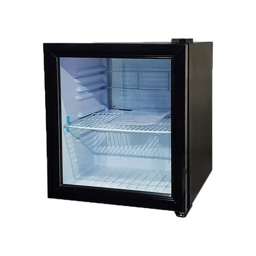 Omcan 44527 Réfrigérateur vitrine de comptoir de 13″ à une (1) porte vitrée, 0,74 pi³ (21 L), noir