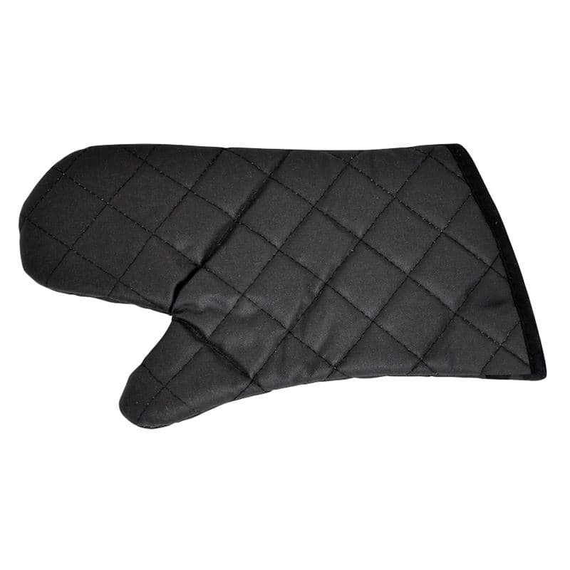 Omcan 46344 13" Flame Retardant Oven Mitt – Charcoal Black
