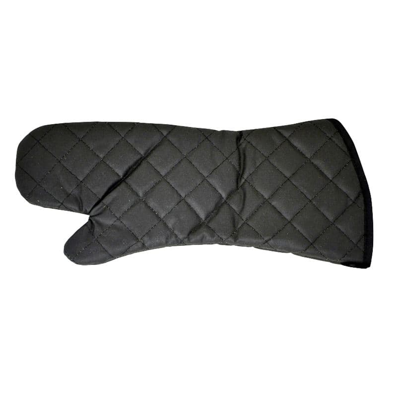 Omcan 46346 17" Flame Retardant Oven Mitt – Charcoal Black