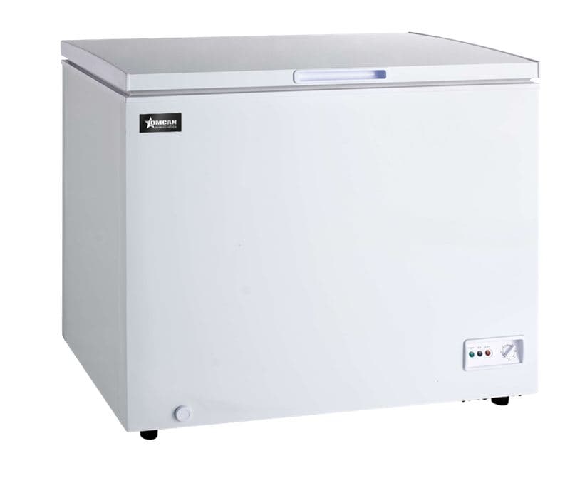 Omcan 46503 44" One (1) Door Chest Freezer with Solid Flat Top, 10 cu.ft. (283 L)