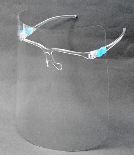 Omcan 46700 Écran facial jetable avec monture de lunettes