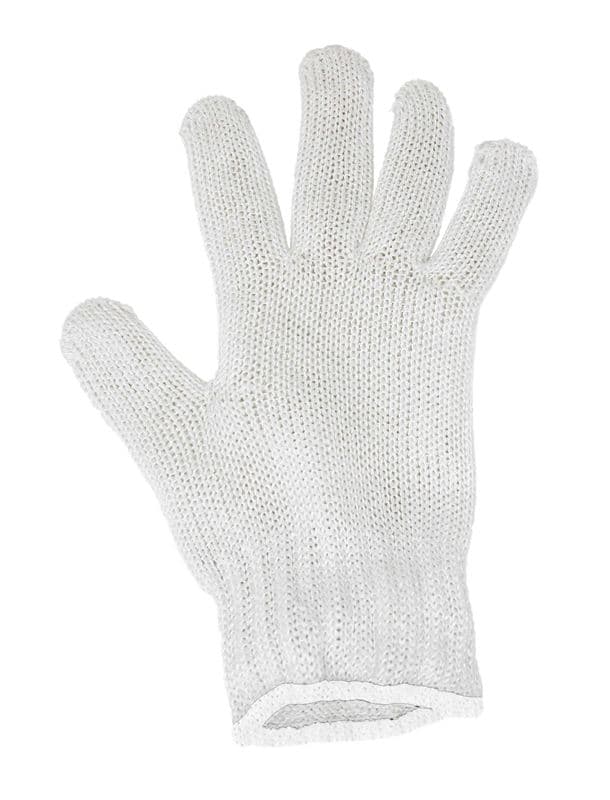 Omcan 47257 Large-Size Cut-Resistant Glove, Band Color White