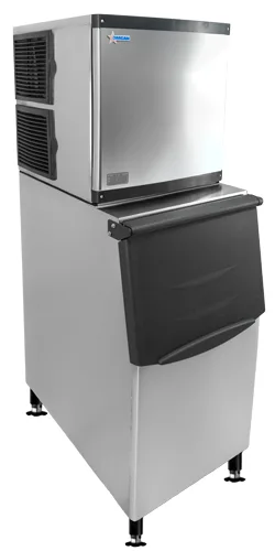Omcan 47485 Machine à glaçons de 22″ avec bac à glace de 275 lb – production de 350 lb par jour