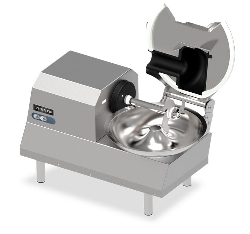 Omcan 47711 Cutter à bol électrique commercial Trento de 8 pintes (10 lb) – 1 HP (750 W), 120 V