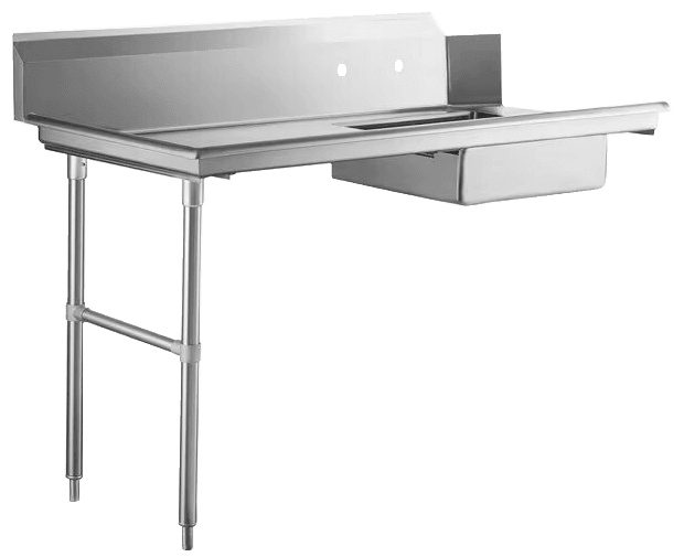 Omcan 47748 72″ Left Side Soiled Dish Table with Sink