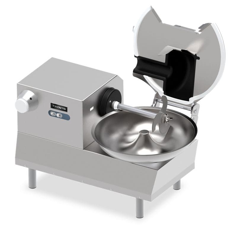 Omcan 47776 Cutter à bol électrique commercial Trento de 16 pintes (20 lb) – 2 HP (1 400 W), 120 V