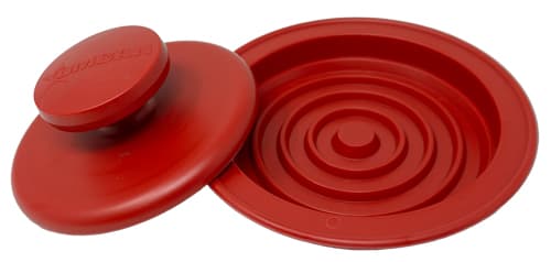 Omcan 48112 Red Plastic Hamburger Patty Press