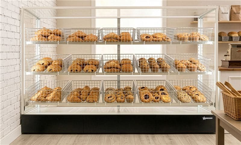 Omcan 48599 Ambient Display Case 60", 12 Baskets, Warm White