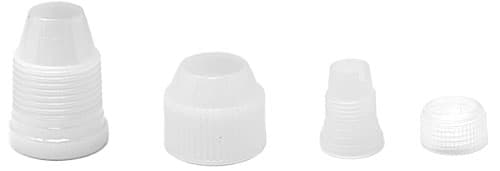 Omcan 48899 Ensemble de 2 adaptateurs pour douilles de pâtisserie – 1 grand (38 mm) et 1 petit (24 mm)