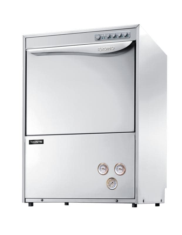 Omcan 49126 Lave-vaisselle sous comptoir à haute température Kromo Dupla-50-USA | Trento – 220-240 V, monophasé, 7,09 kW