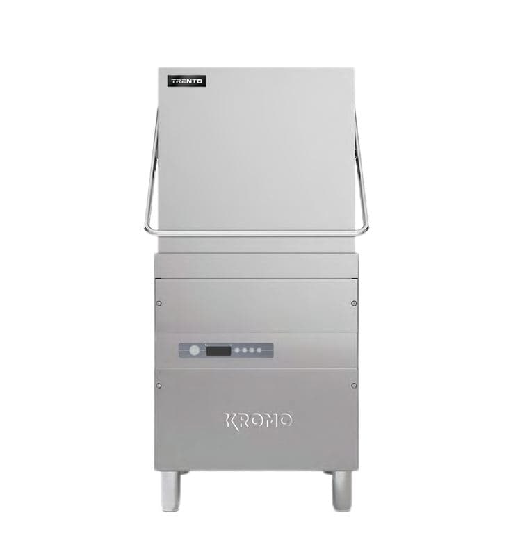 Omcan 49128 Lave-vaisselle vertical robuste à haute température Kromo HD-130-Premium-USA | Trento – 220-240 V, triphasé, 10,75 kW