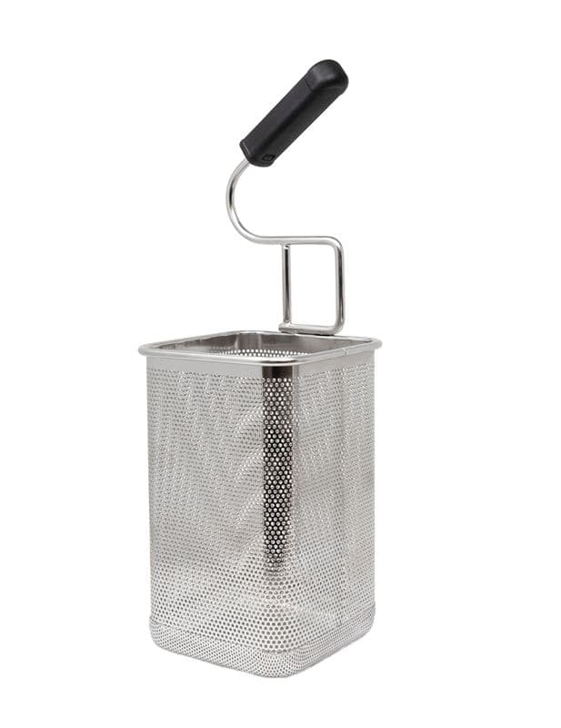 Omcan 49159 Panier à pâtes Trento pour élévateur automatique, format 1/6, droite
